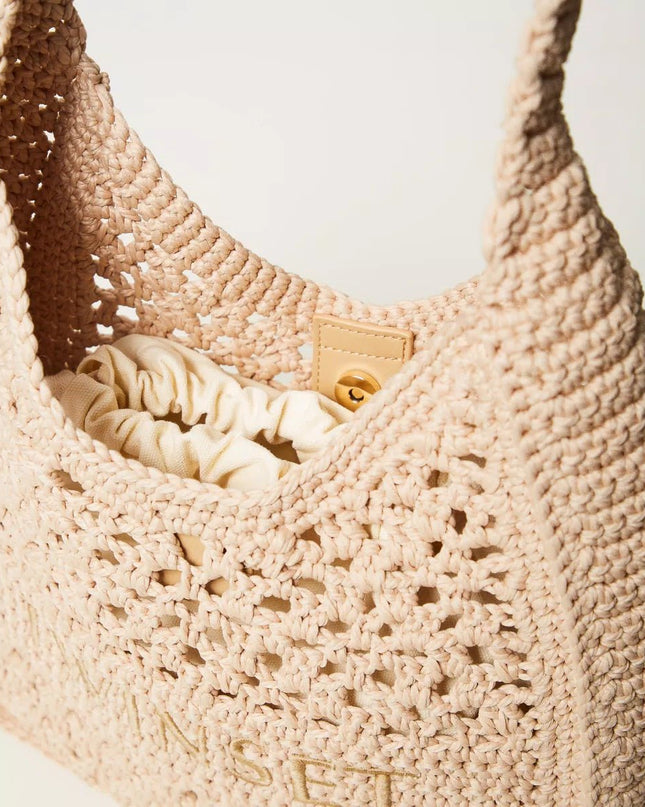 Borsa hobo crochet - Piedi Folli