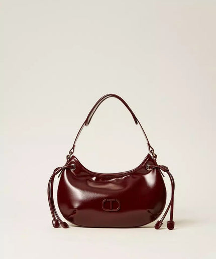 Borsa hobo 'Glossy' con stringhe - Piedi Folli