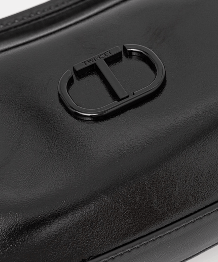 Borsa hobo 'Glossy' con stringhe - Piedi Folli