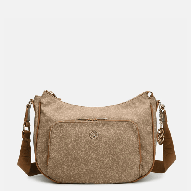 Borsa Hobo Large Donna Cloud In Tessuto Logato - Piedi Folli