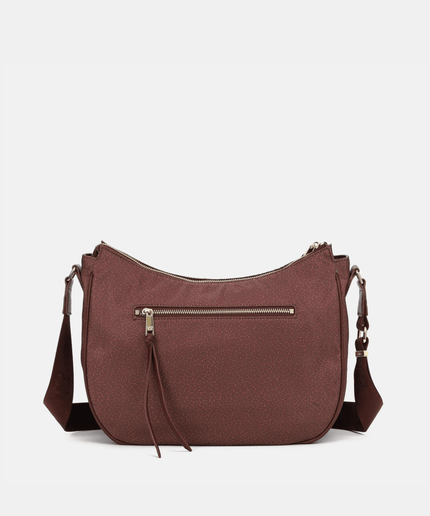 Borsa Hobo Large Donna Cloud In Tessuto Logato - Piedi Folli