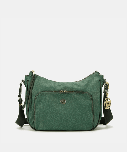 Borsa Hobo Large Donna Cloud In Tessuto Logato - Piedi Folli