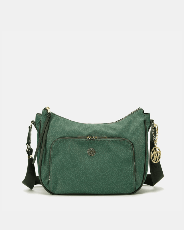 Borsa Hobo Large Donna Cloud In Tessuto Logato - Piedi Folli