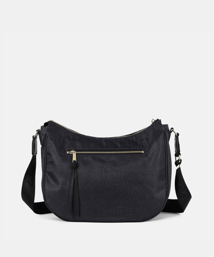 Borsa Hobo Large Donna Cloud In Tessuto Logato - Piedi Folli