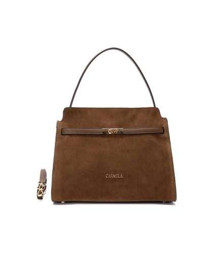 Borsa in pelle camel - Piedi Folli