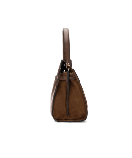 Borsa in pelle camel - Piedi Folli