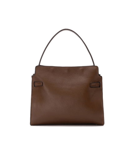 Borsa in pelle camel - Piedi Folli