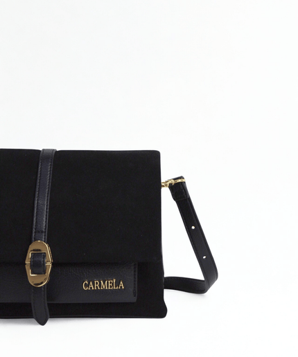 Borsa in pelle nero - Piedi Folli