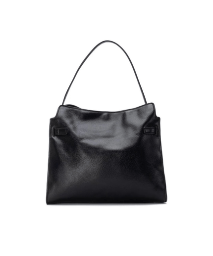 Borsa in pelle nero - Piedi Folli