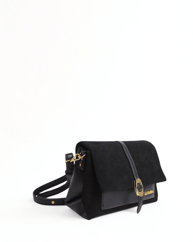 Borsa in pelle nero - Piedi Folli