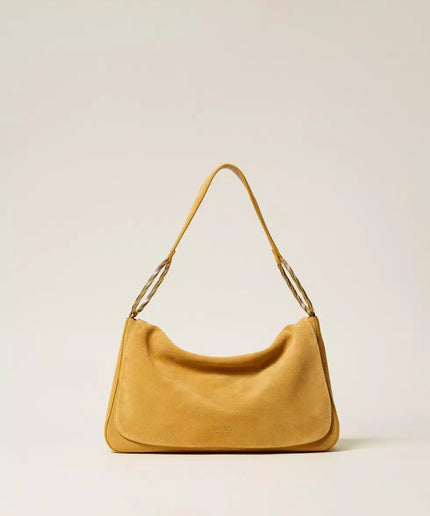 Borsa ‘Liliane’ grande in suede - Piedi Folli