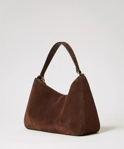 Borsa 'Liliane' media in suede - Piedi Folli