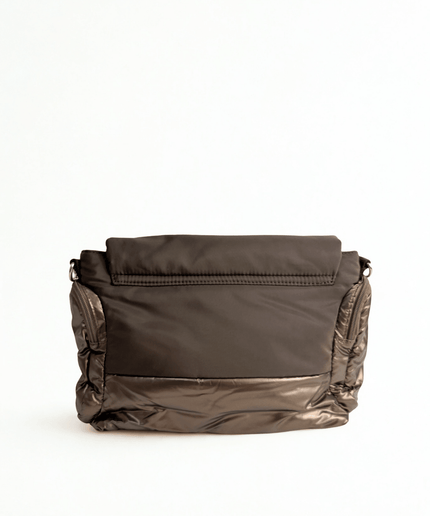Borsa nylon dark brown - Piedi Folli