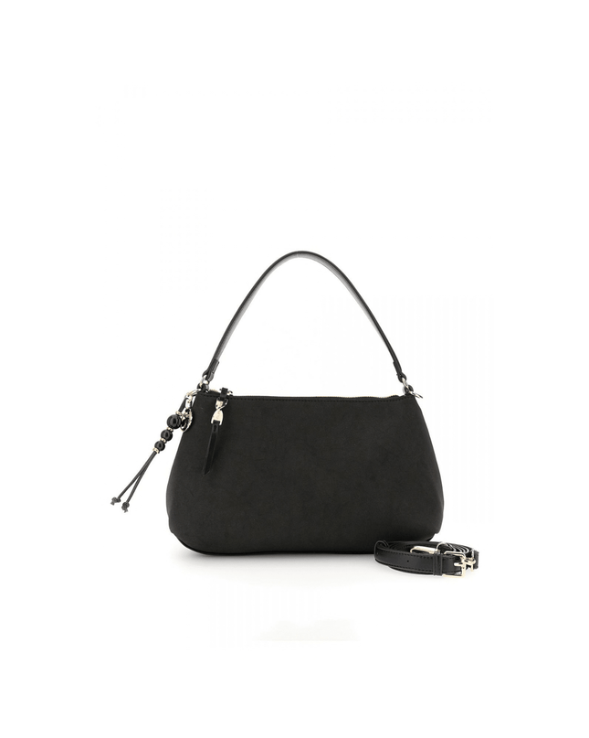 Borsa sacca in microfibra effetto suede con rifiniture effetto pelle - Piedi Folli