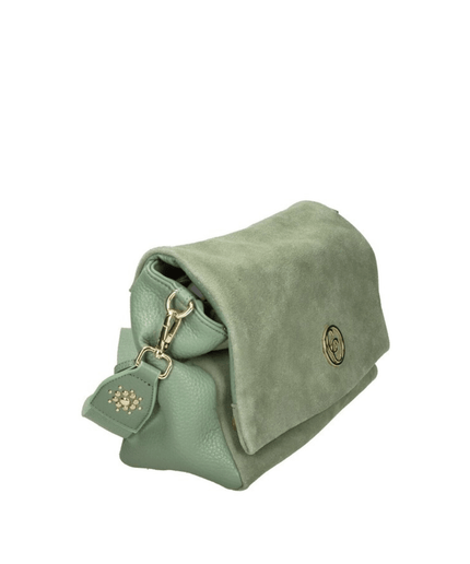 Borsa scamosciata con tracolla - Piedi Folli