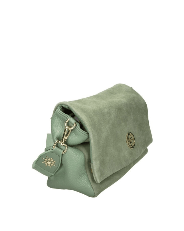 Borsa scamosciata con tracolla - Piedi Folli