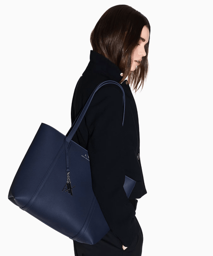 Borsa shopper blu - Piedi Folli