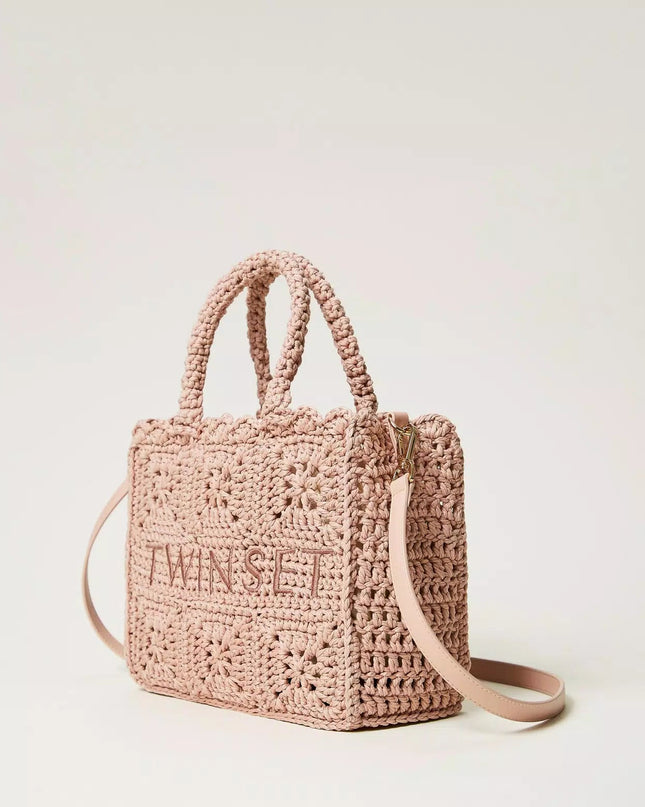 Borsa shopper ‘Bohémienne’ crochet - Piedi Folli