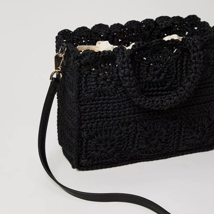 Borsa shopper ‘Bohémienne’ crochet - Piedi Folli