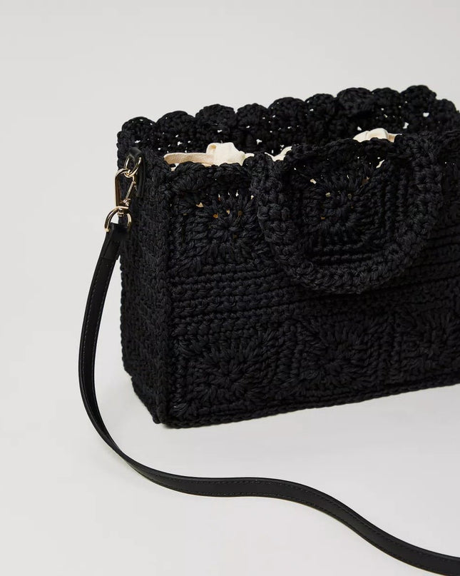 Borsa shopper ‘Bohémienne’ crochet - Piedi Folli