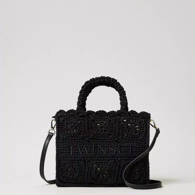 Borsa shopper ‘Bohémienne’ crochet - Piedi Folli