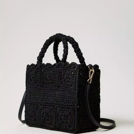 Borsa shopper ‘Bohémienne’ crochet - Piedi Folli