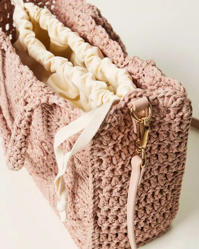 Borsa shopper ‘Bohémienne’ crochet - Piedi Folli