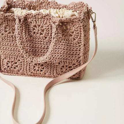 Borsa shopper ‘Bohémienne’ crochet - Piedi Folli