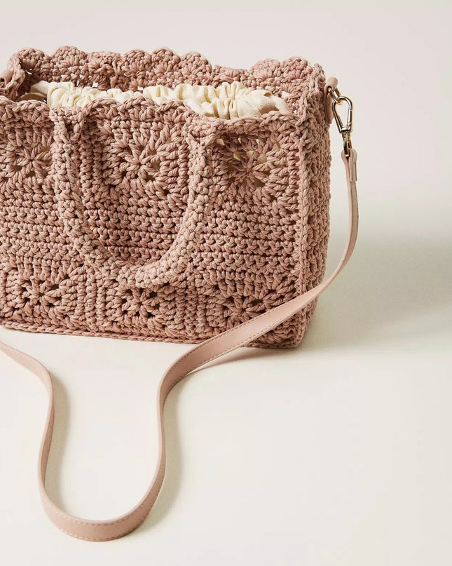 Borsa shopper ‘Bohémienne’ crochet - Piedi Folli