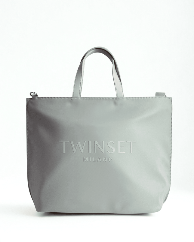 Borsa shopper con logo - Piedi Folli