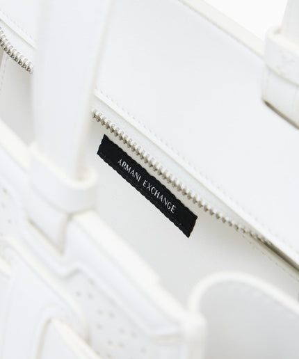 Borsa Shopper in tessuto tecnico monocromo - Piedi Folli