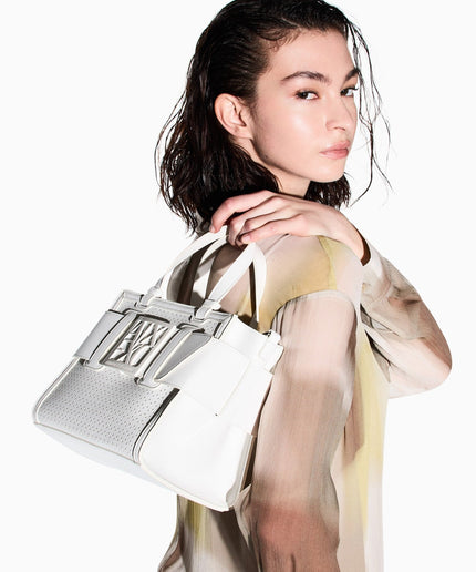 Borsa Shopper in tessuto tecnico monocromo - Piedi Folli