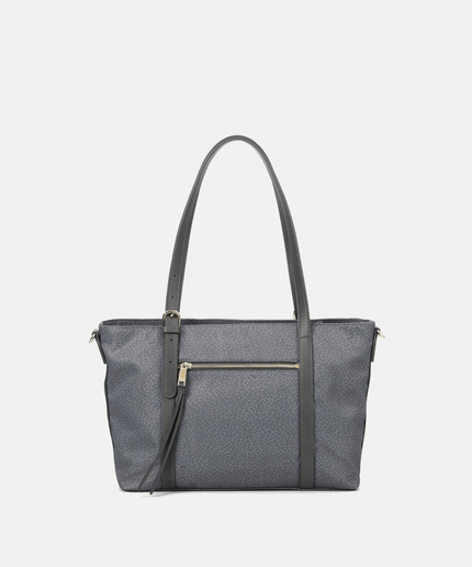 Borsa shopping cloud in tessuto logato - Piedi Folli