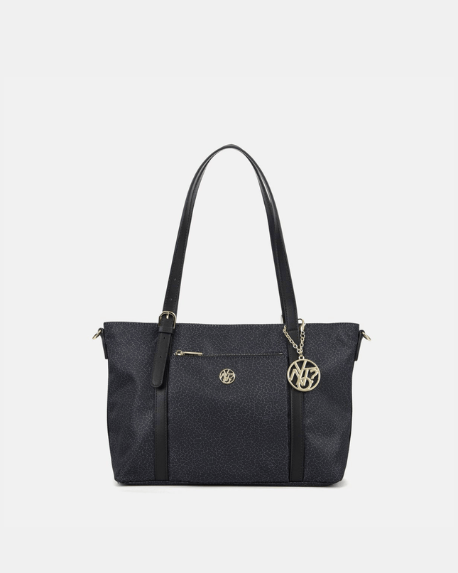 Borsa shopping cloud in tessuto logato - Piedi Folli