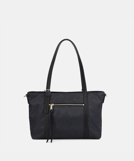 Borsa shopping cloud in tessuto logato - Piedi Folli