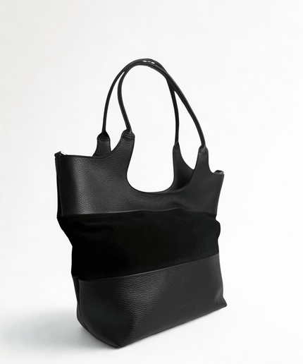 Borsa Shopping Evita in pelle - Piedi Folli