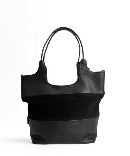 Borsa Shopping Evita in pelle - Piedi Folli