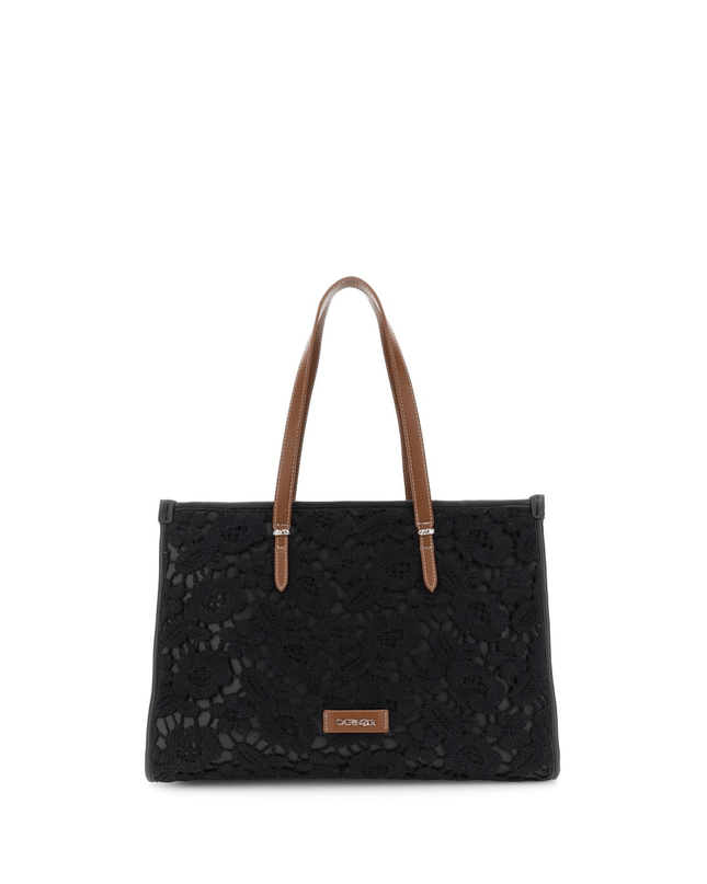 Borsa shopping grande in macrame' - Piedi Folli