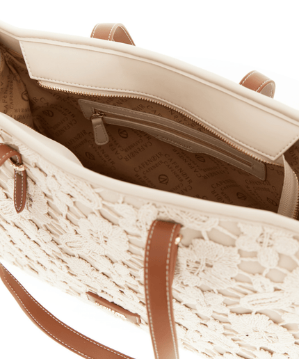 Borsa shopping grande in macrame' - Piedi Folli