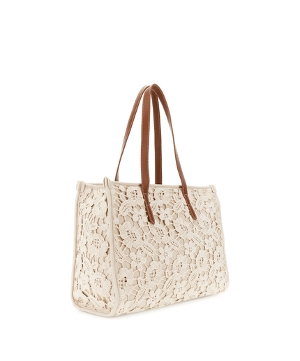 Borsa shopping grande in macrame' - Piedi Folli