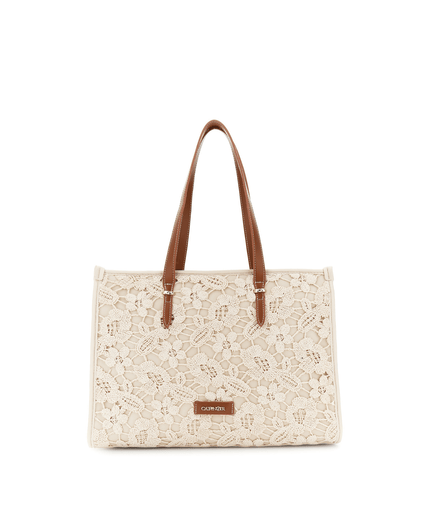 Borsa shopping grande in macrame' - Piedi Folli