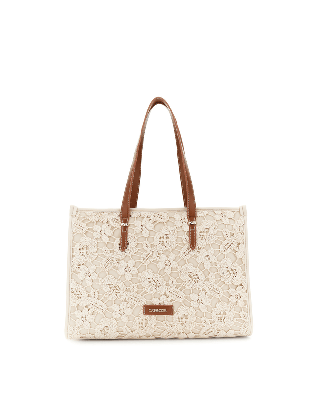 Borsa shopping grande in macrame' - Piedi Folli