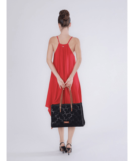 Borsa shopping grande in macrame' - Piedi Folli