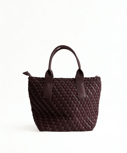 Borsa tote bag bordeaux - Piedi Folli