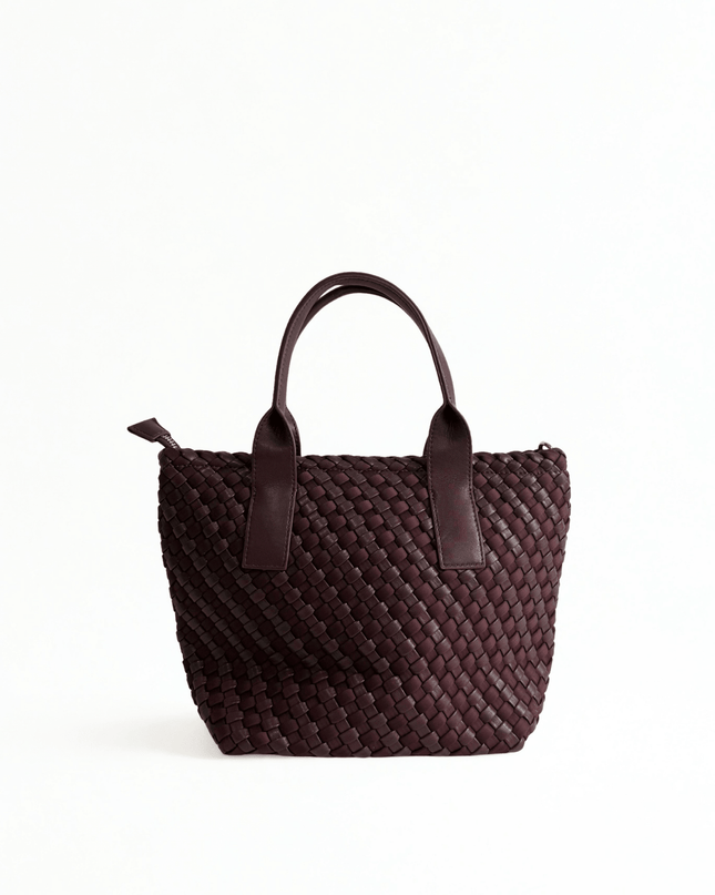 Borsa tote bag bordeaux - Piedi Folli