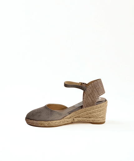 Campesina in pelle taupe - Piedi Folli