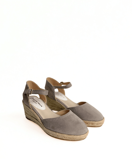 Campesina in pelle taupe - Piedi Folli