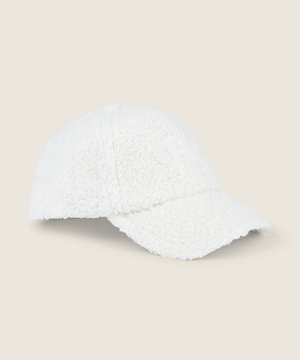 Cappellino sherpa con maxi ricamo FY tono su tono - Piedi Folli