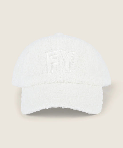 Cappellino sherpa con maxi ricamo FY tono su tono - Piedi Folli