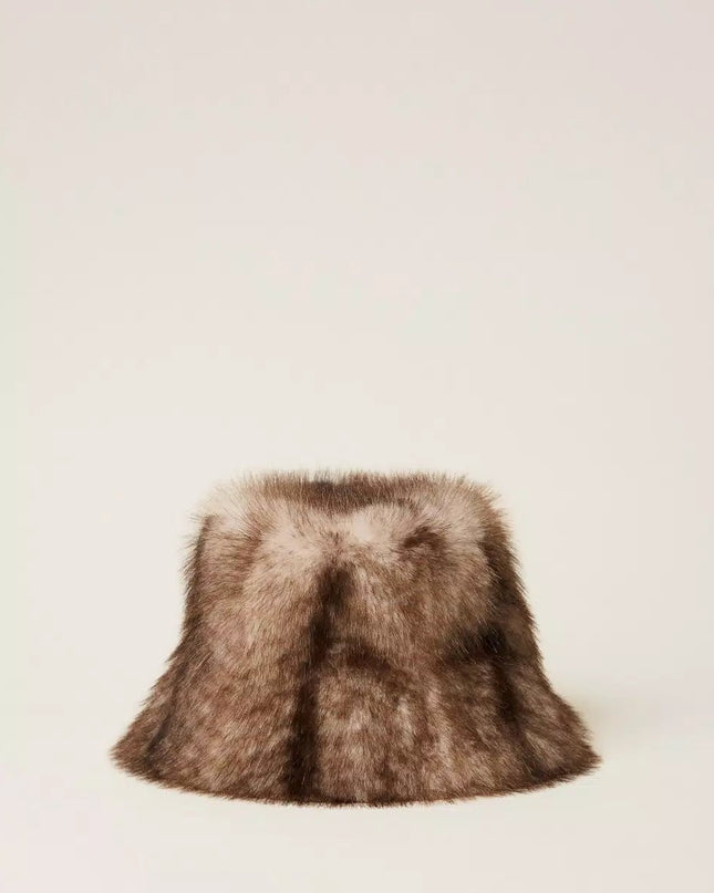 Cappello bucket in faux fur - Piedi Folli